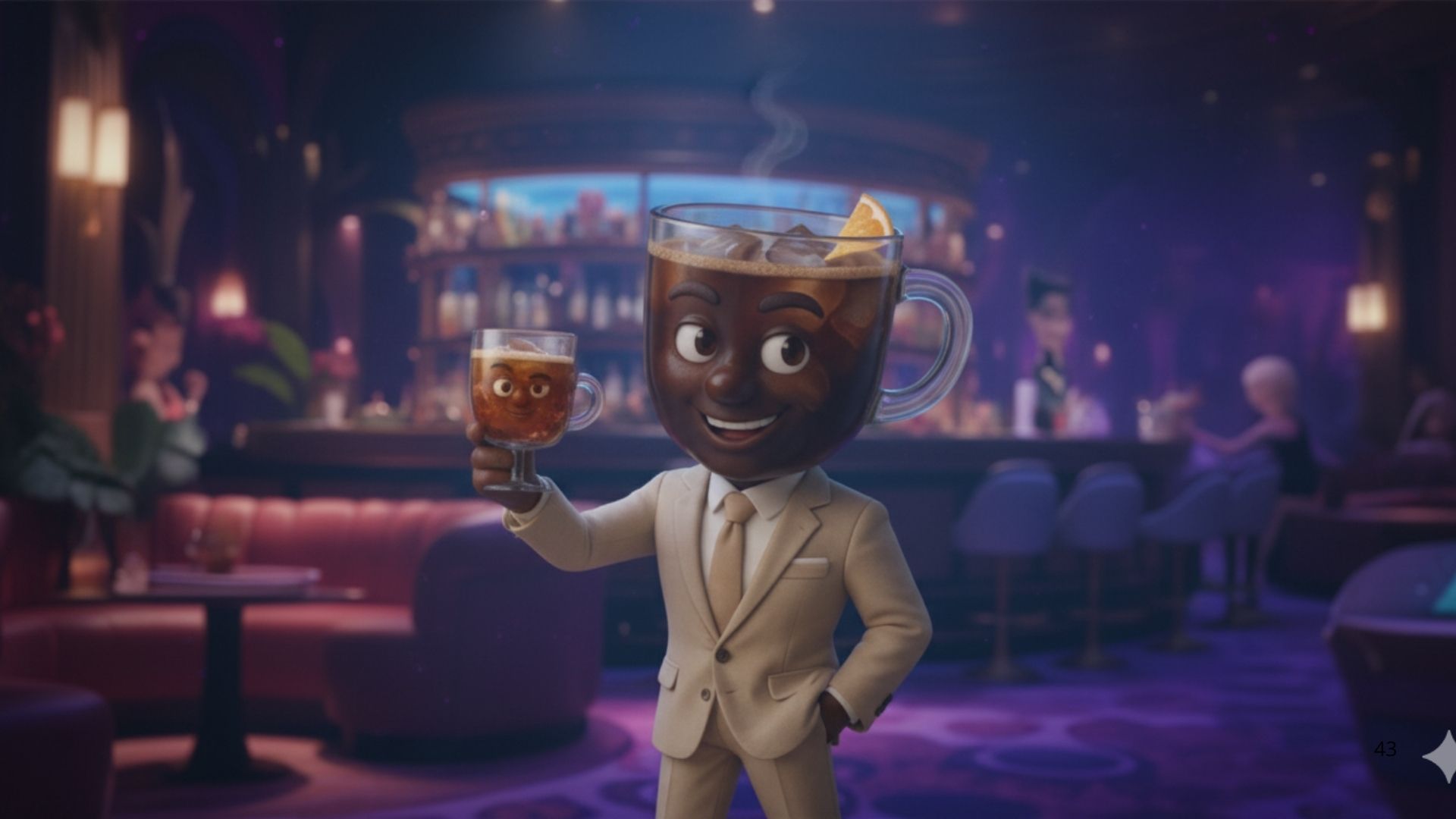 Personnages du spot publicitaire Ricoré