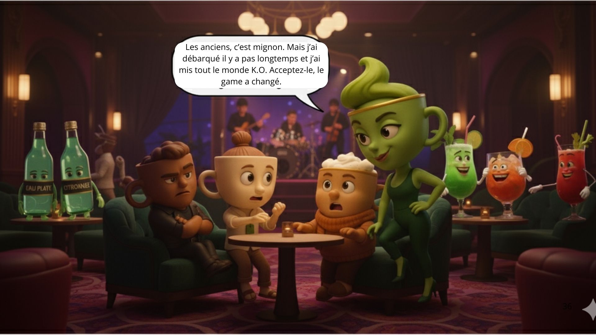 Personnages du spot publicitaire Ricoré