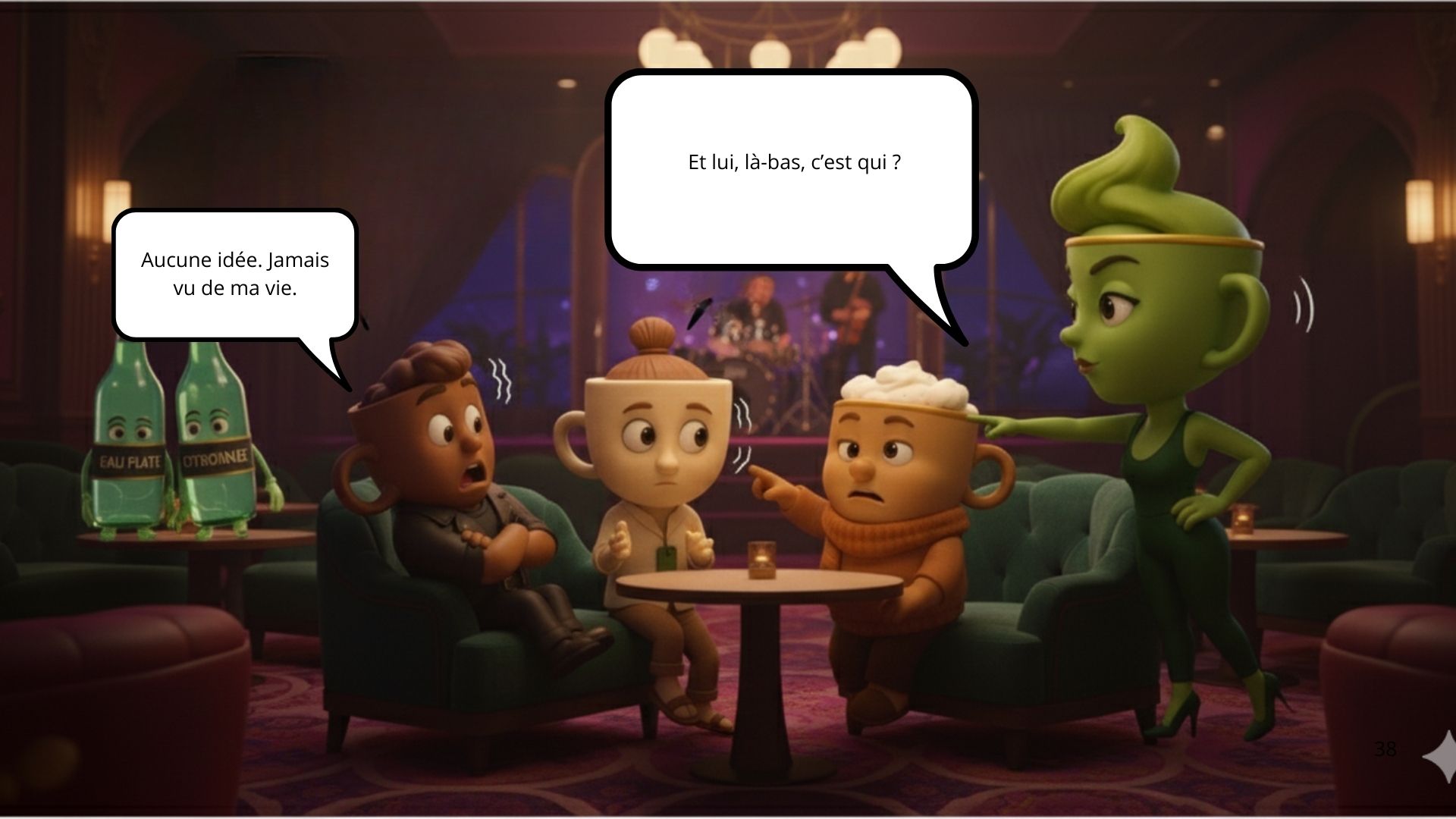 Personnages du spot publicitaire Ricoré