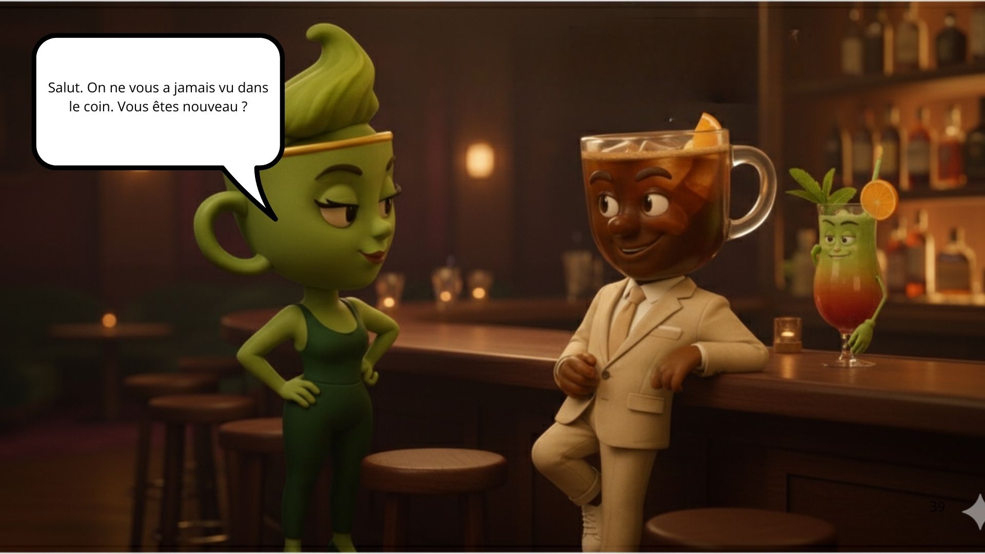 Personnages du spot publicitaire Ricoré